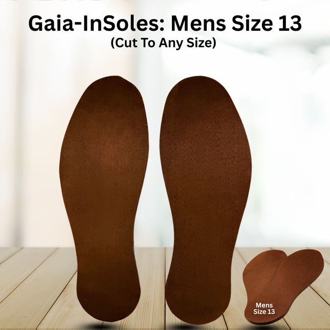 Gaia-InSoles-Mens Size 13 (Cut To Any Size)